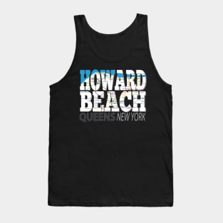 Fun Cool Howard Beach Queens New York with Subway Map Tank Top